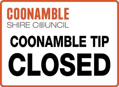 Coonamble Tip closed